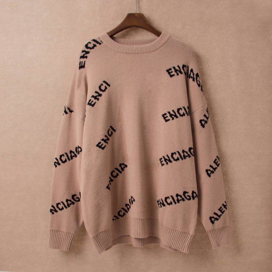 Mens Sweaters Long Sleeves Knitted Jumper Designer Letter Pattern Autumn Winter Warm Pullover Sweater