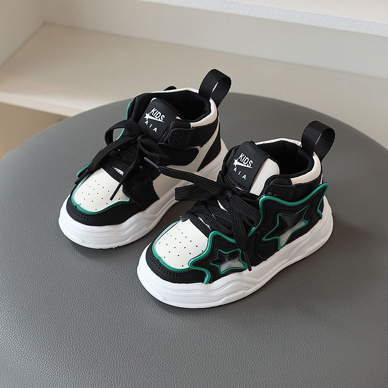 Boy Sport Shoes Autumn Winter Fashion Casual Shoes Kids Soft Sole Basketball Shoes Children Sneakers Trainers Sizes US5.5C-US12.5C H0315