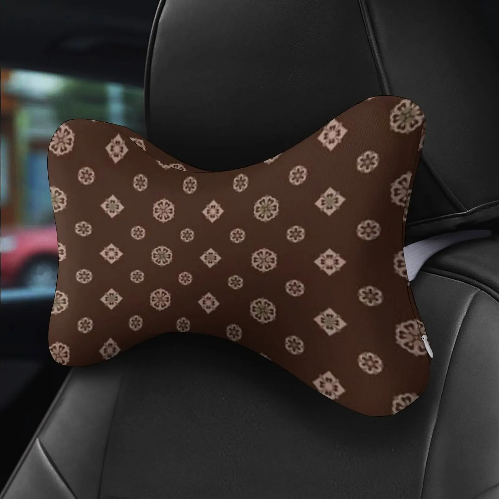 Car Neck Pillow Memory Foam Seat Headrest Pillow Travel Rest Portable Cute Vertebra Relax Decor Gifts Seat Cover Interior L26918