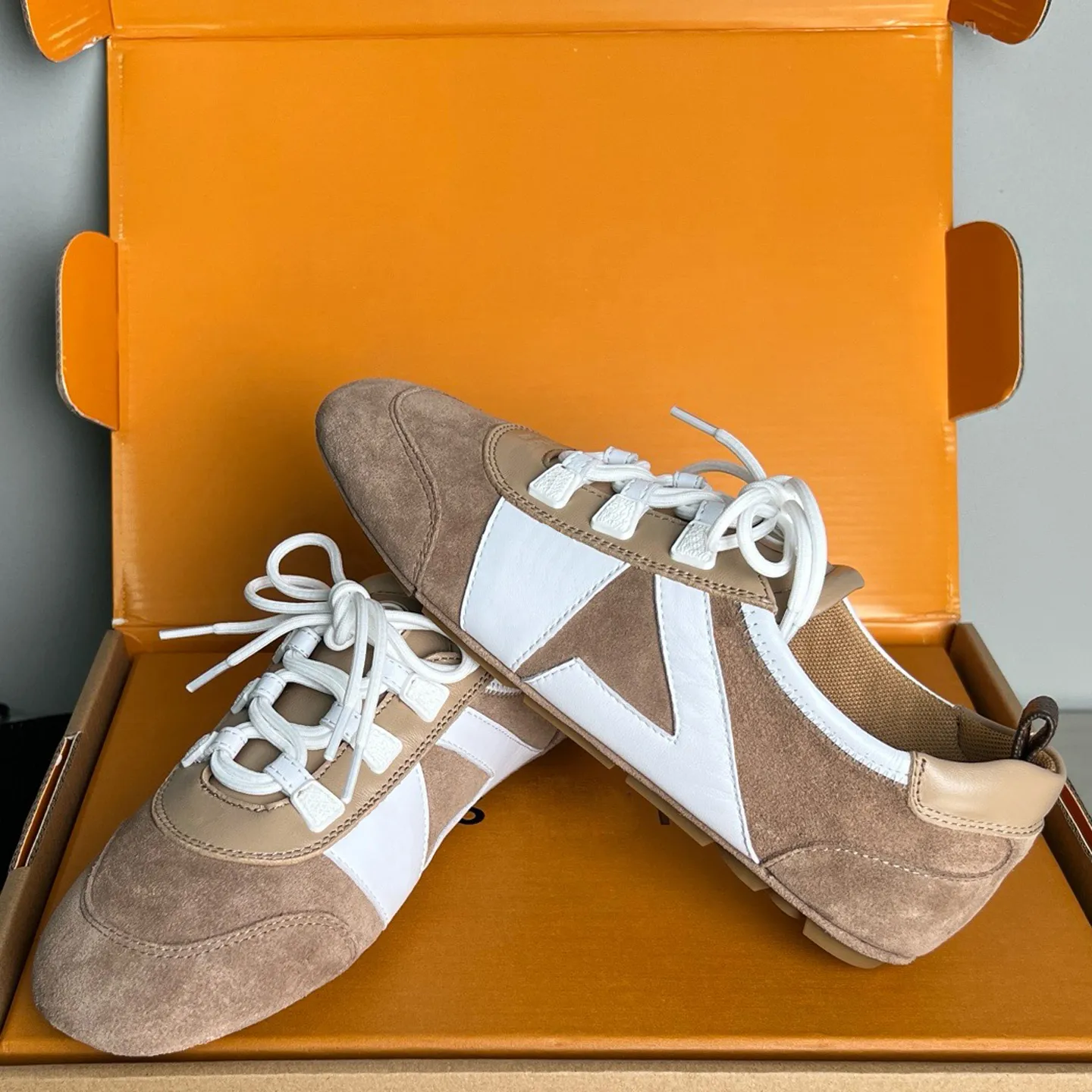 SS65 AAAAA Genuine leather Dexun shoes for women 2025 spring and summer retro niche commuter flat sports casual shoes Forrest Gump shoes