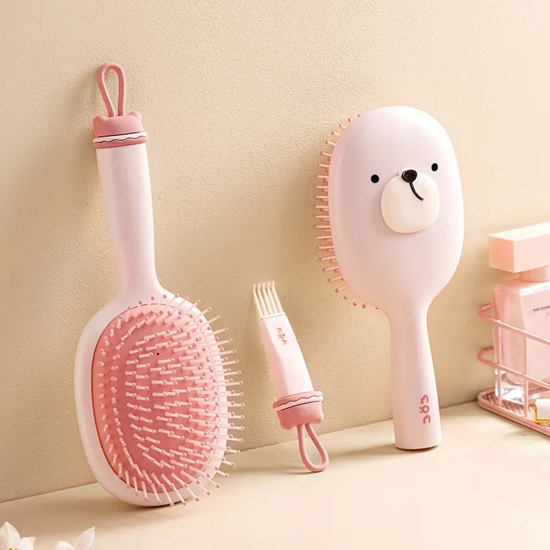 -Static Volumizing Airbag Comb for Ladies Long Hair Curling Massage Tool Home Use Professional Salon Hairdressing Comb 250726