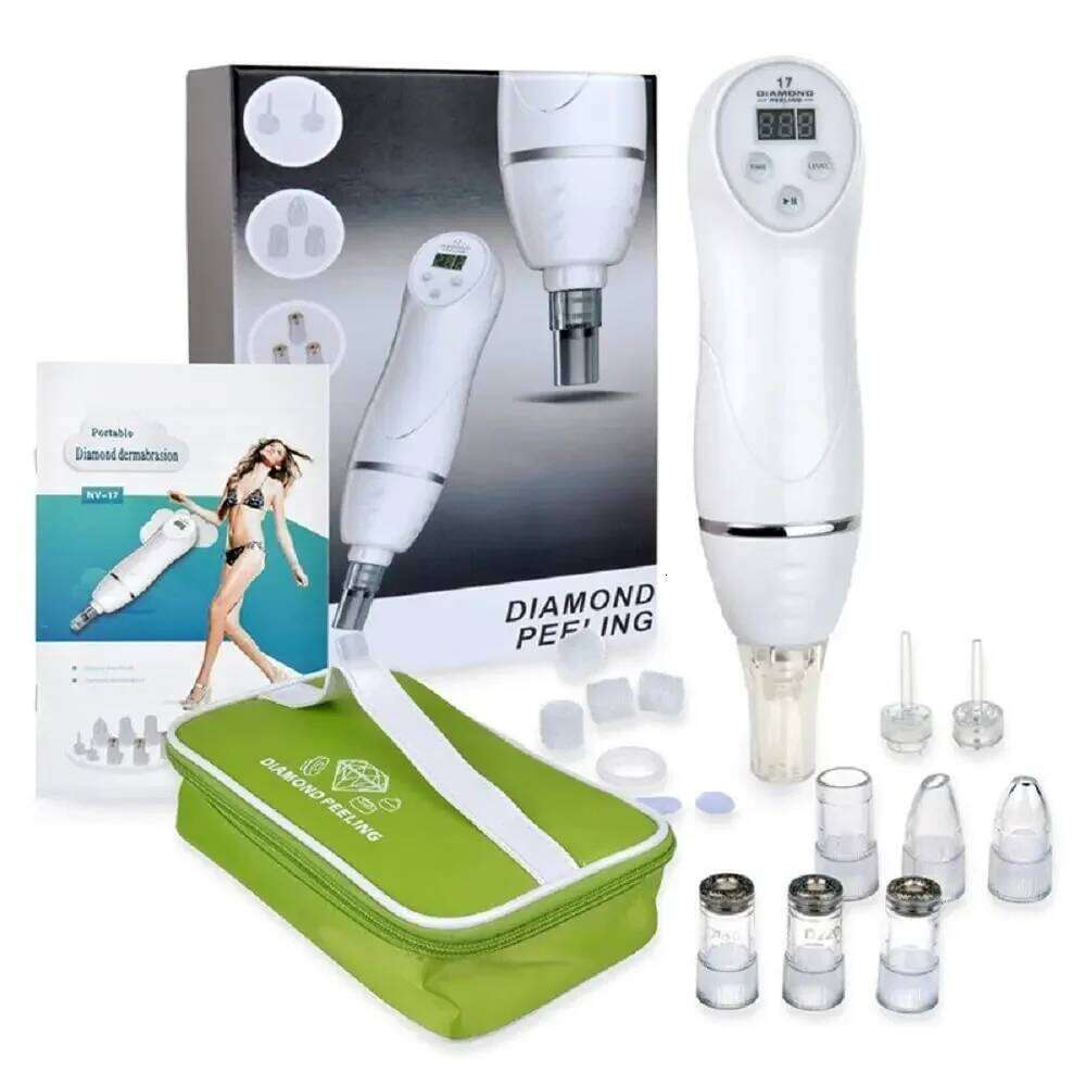Dia Microdermabrasion hine Blackhead Remover Vacuum Facial Pore Cleaner Electric USB with 8 Probes Skincare Tool Home Use