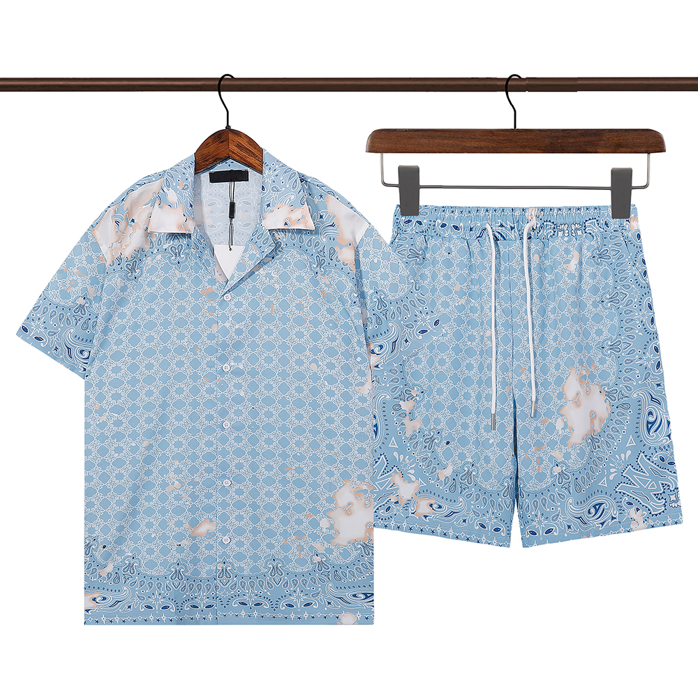 Men's Summer Hawaiian Bowling Shirt, Casual Beach Party Holiday Short Sleeve Button-Down, Fashion Designer Inspired Loose Fit Tropical Vacation
