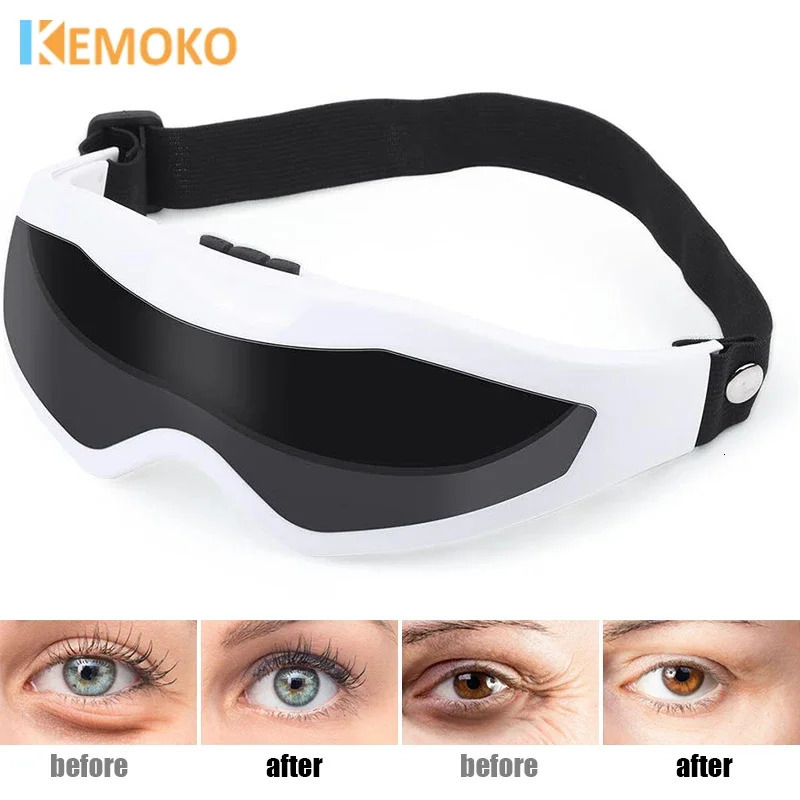 Electric Eye Massager Mask Migraine Eye Care Massage Wireless Vibration Eyes Magnetic Alleviation Fatigue Pouch HealthProtection 250726