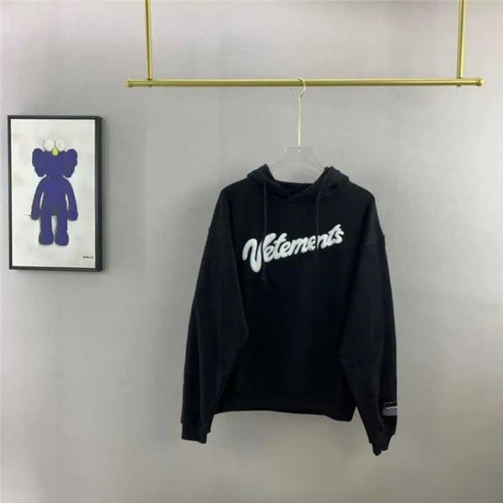 Vetemen Hoodie Designer Mens Hoodies Hoody Hooded Sweatshirt Pullover Autumn Winter Loose Casual Womens Letter Printed Long Sleeve Sweater S-Xl