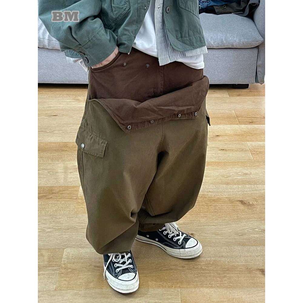 High Quality Hip Hop Cargo For Men Clothing Koran Fashion Streetwear Skateboard Baggy Pants Haruku Casual Trousers Male 250728
