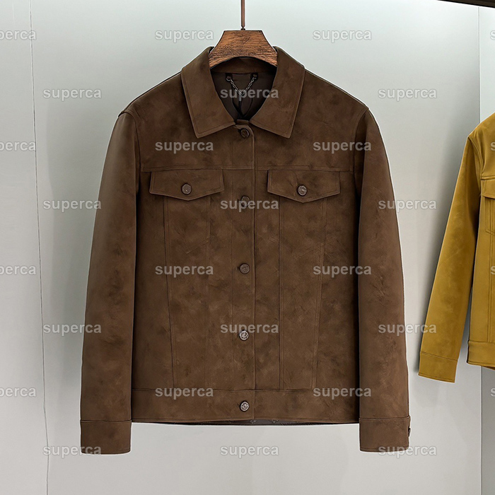 Men's plus size Outerwear Coats Jacket suede leather Jacket hoodie hooded casual fashion color stripe printing top quality wild breathable 4g3h