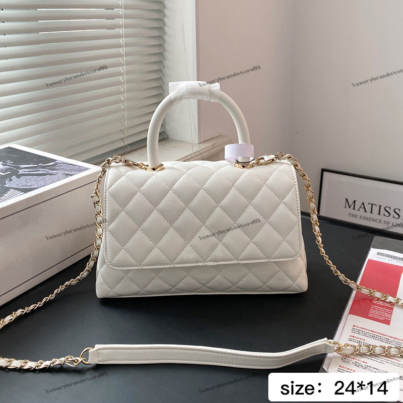 New Women's Designer Shoulder Bag Elegant Crossbody bag Leather Lid Bags Crossbody Bag Metal Chain Classic Style Popular High Quality Handbag