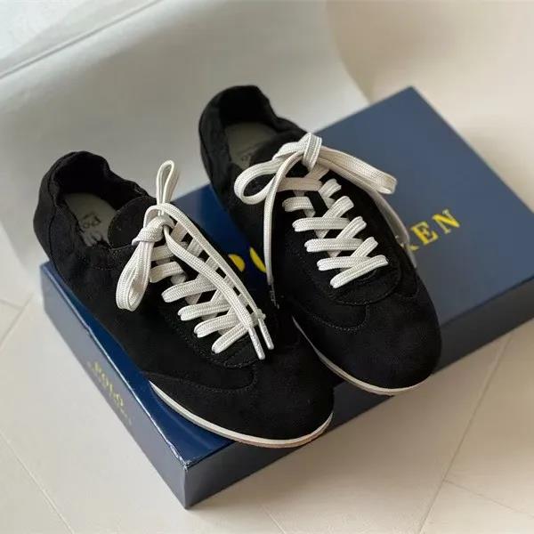 Formal Trainers Low Outdoor run flat Shoe luxury Dress Shoes Woman man Sac Suede polo Dexun shoe Classic Lace-up loafers Designer Shoes Casual Leath