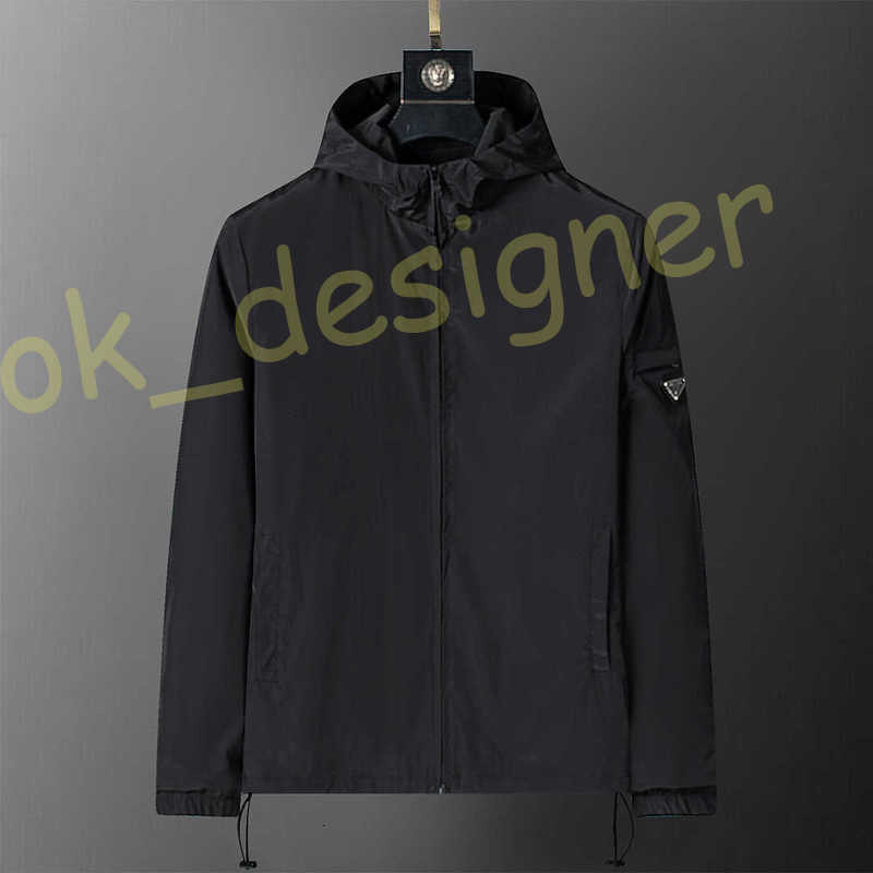 Luxury Designer Men's Jackets 2025 Autumn Winter New coats designer men Hooded Trench Jacket Original Zipper jacket M-3XL