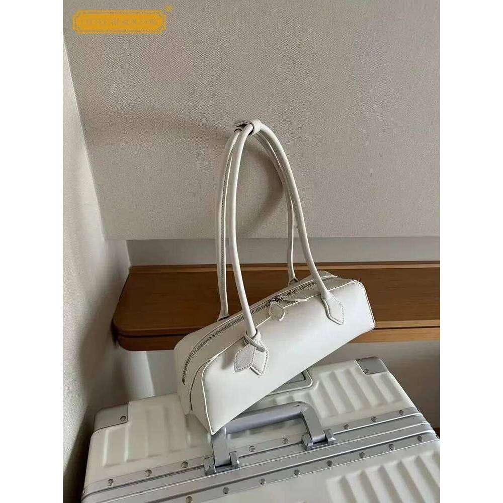 Ladies Office Elegant Genuine Leather Solid Color Suede Handbag Cowskin Pillow Casual Fashion Women Single Shoulder Armpit Bag 250728