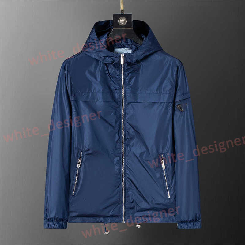 Luxury Designer Men's Jackets 2025 Autumn Winter New Hooded Jacket Original Hardware Zippers Cardigan Windbreaker Outerwear coats for men size