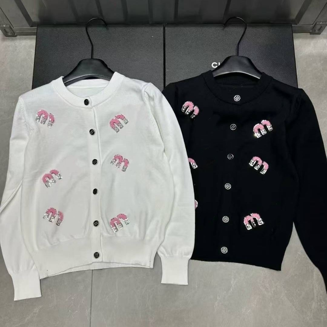 cardigan designer woman sweater Winter knitwear wool sweaters embroidered pullover coat Sweater long sleeved tshirt womens knit shirt casual Sweatsh