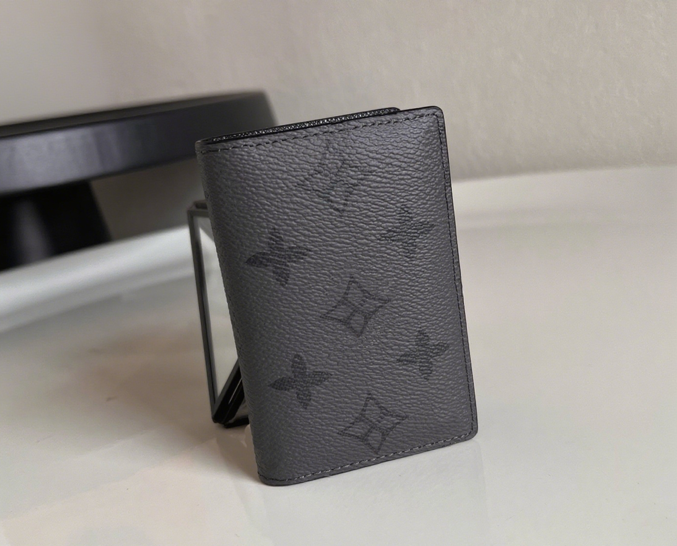 10A Mirror Quality Leather Designer Card Holder Mens Classic Flower Pattern Mini Wallet Luxury Stylish Cowhide Small Pocket Organizer Short Purse wi