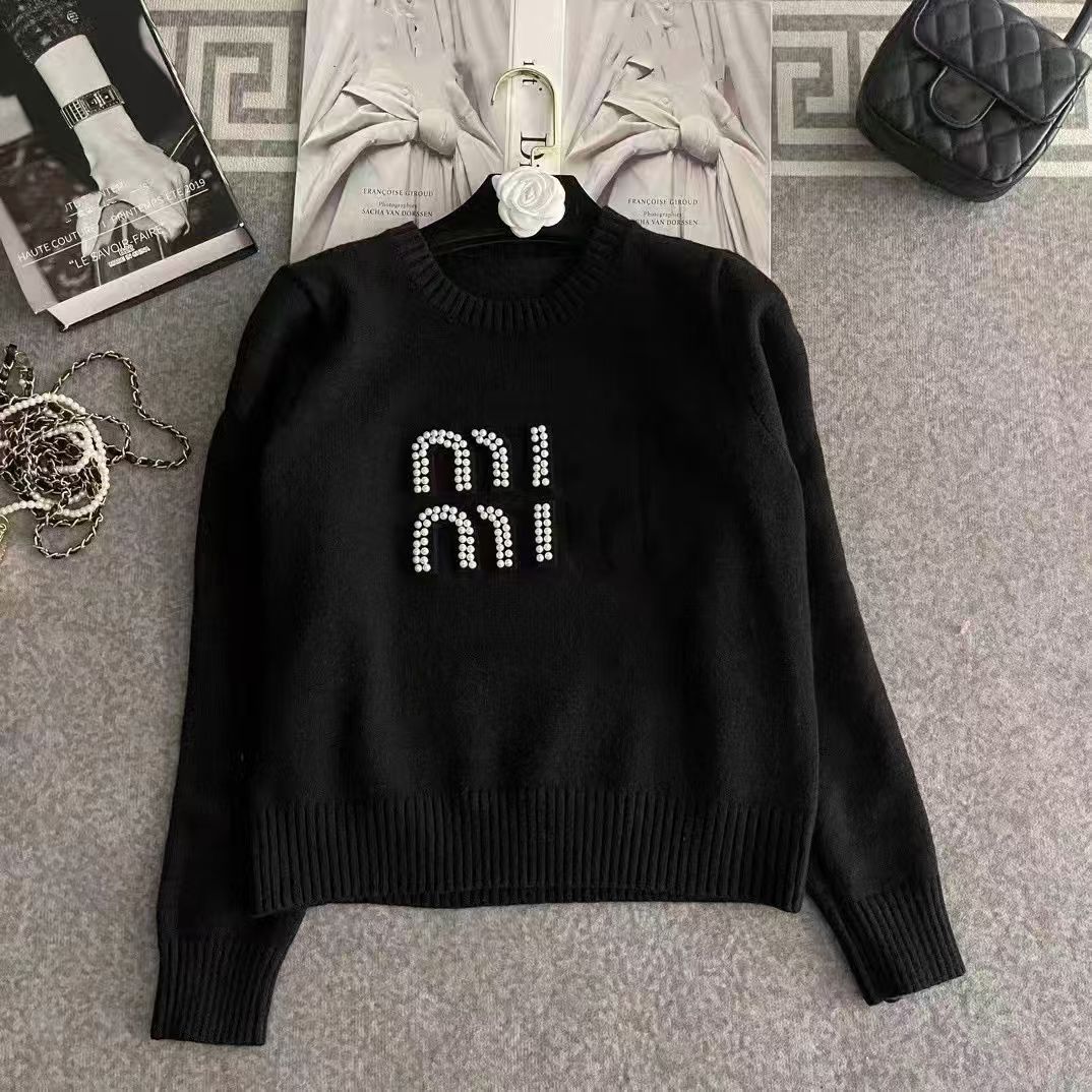 Women sweater knitted cardigan fashion designer womens Clothing decoration sweaters jacket zipper solid color jacket for