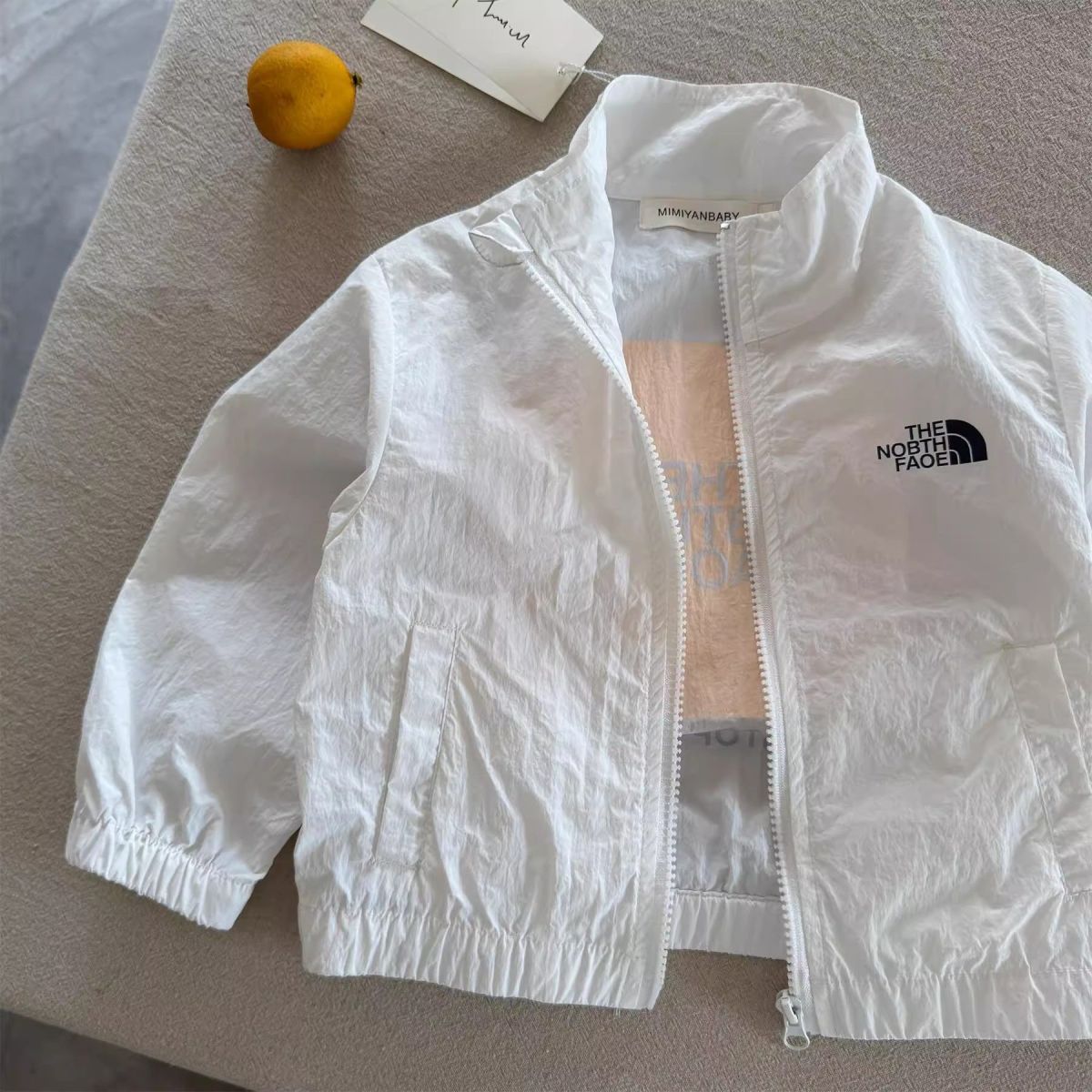 Spring Summer Boys Girl Jacket Solid Color Hooded Zipper Coats Baby Girls Outerwear Kids Windbreaker