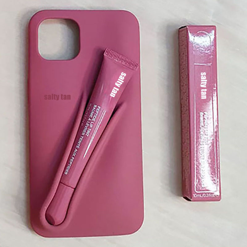 Coque de téléphone design brillant à lèvres pour iPhone 18 17 16 Pro Max, étui de luxe 3D en silicone souple, support cosmétique, coque arrière p