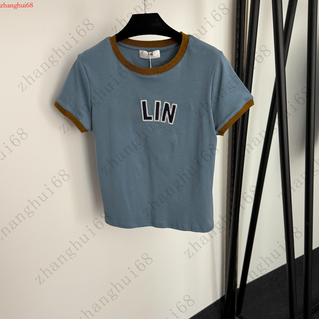 Designer T-Shirt Women's Summer Short Sleeve Letter Print Women's Round Neck Top Women's Pure Cotton Short Sleeve Casual Versatile Cl