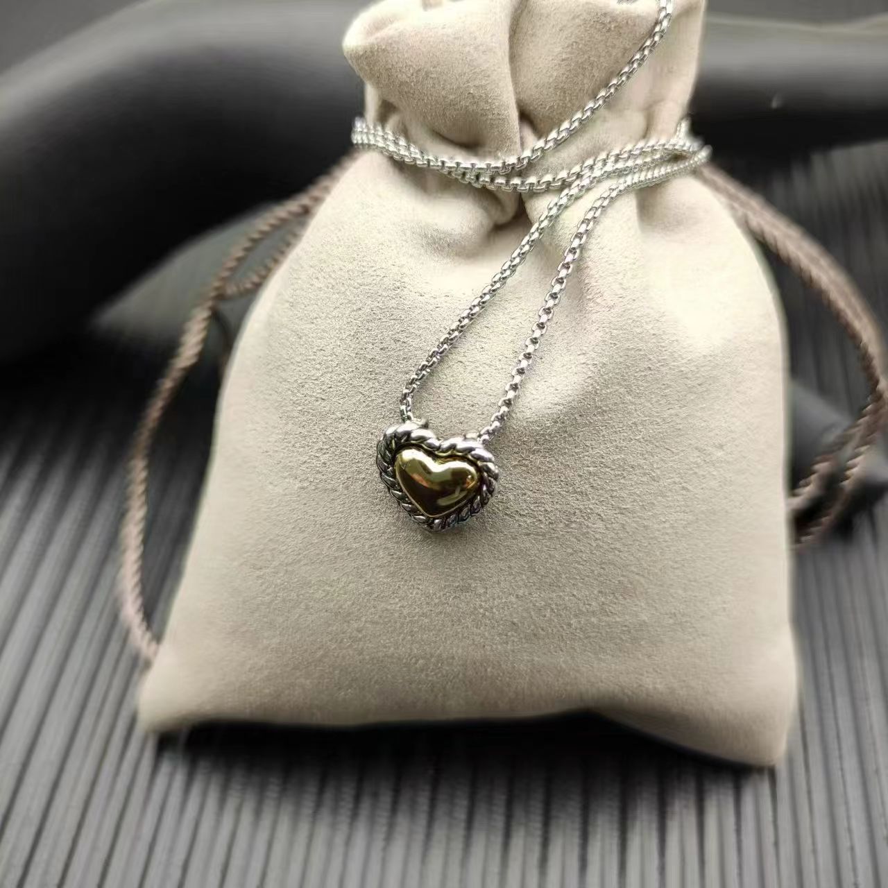 S925 Sterling Silver 30mm Round Full Diamond Necklace Neutral Personality Fashion Temperament Simple Trend Retro Luxury Jewelry