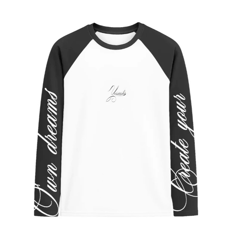Vintage color blocked long sleeved shirts Y2K elegant letter embroidery graphic T shirt oversized Gothic loose round neck shirts 250728