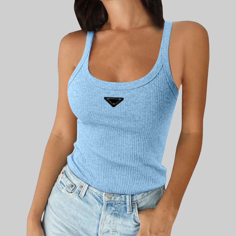 Summer White Women Tops Tees Crop Top Hot Embroidery Sexy Off Shoulder Black Tank Top Casual Sleeveless Backless Top Shirts Luxury Designer Solid Co