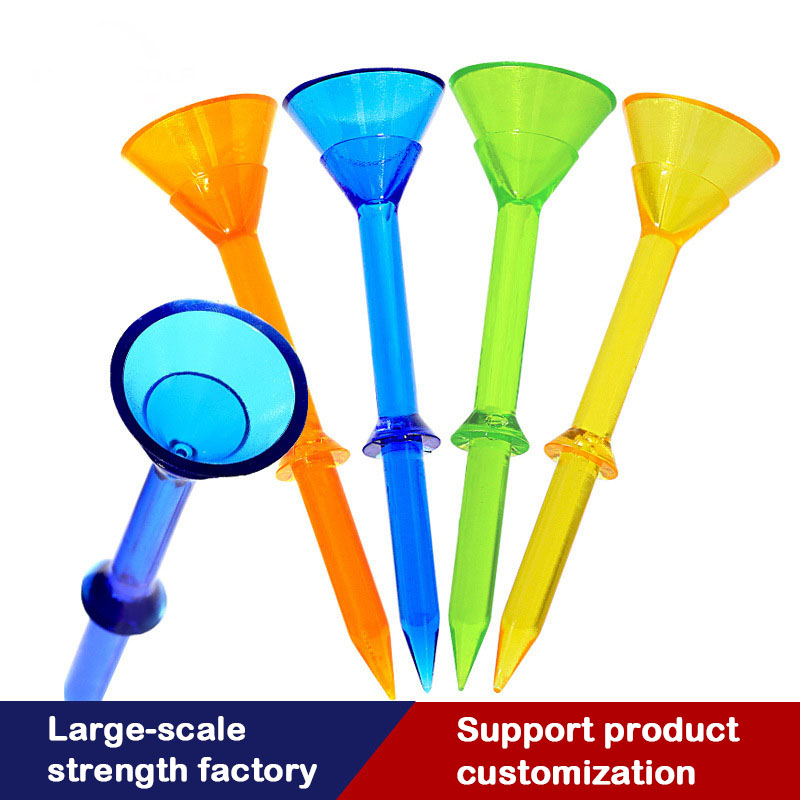 85mm golf nail mug durable and tough golf nail golf accessories factory spot wholesale wear-resistant Multicolor Low-Resistance Golf Tees with Po-image-1067736001