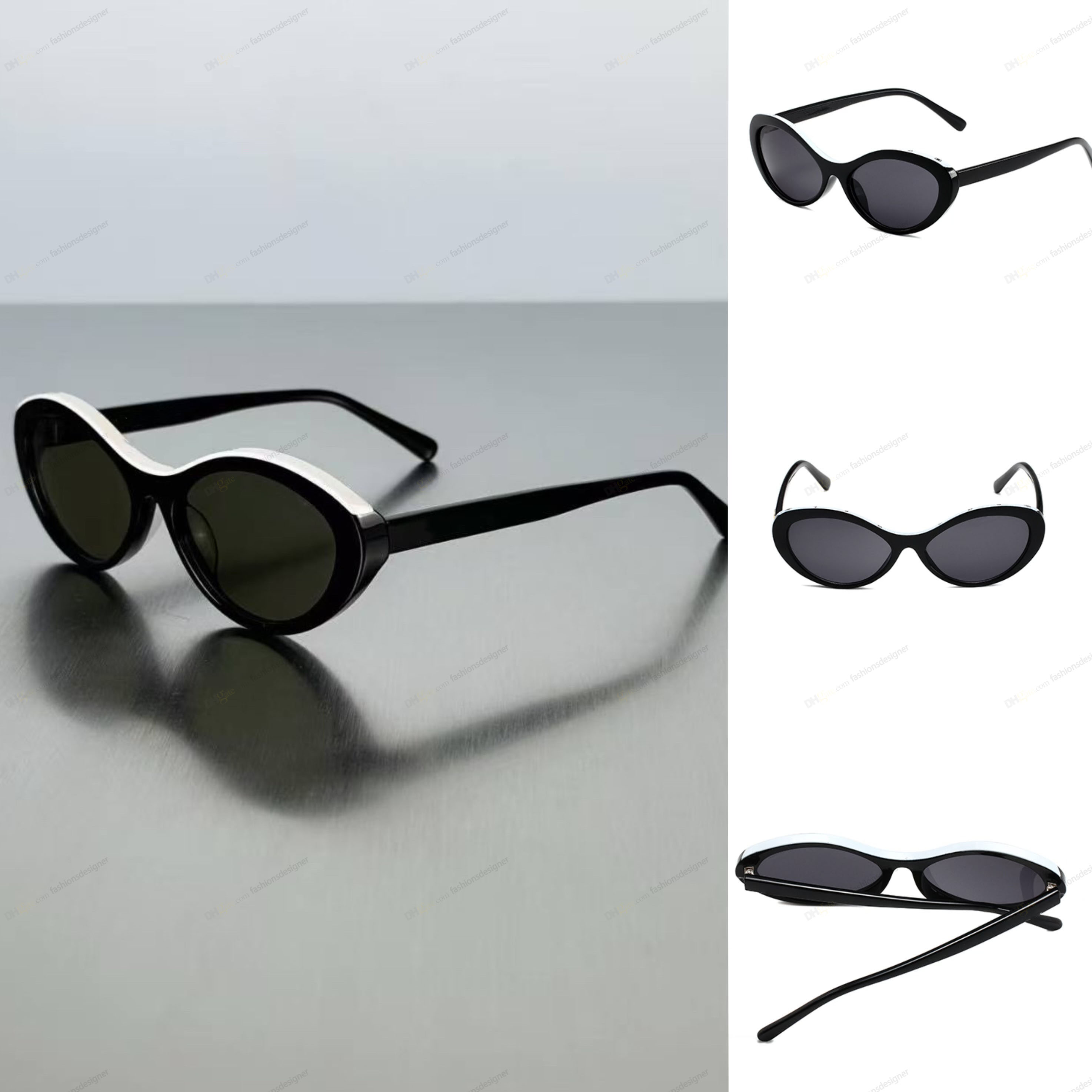 Luxury sunglasses Designer sunglasses for women designer sunglasses polarized sunglasses Oval Frame Goggles Classic Sunglasses with case black su-image-855637737