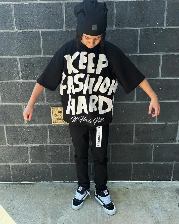 T Shirt Y2K Clothes Men Women American Gothic Hip Hop Letter Graphic Print Oversized TShirt Round Neck Cotton Short Sleeve Tops 250728