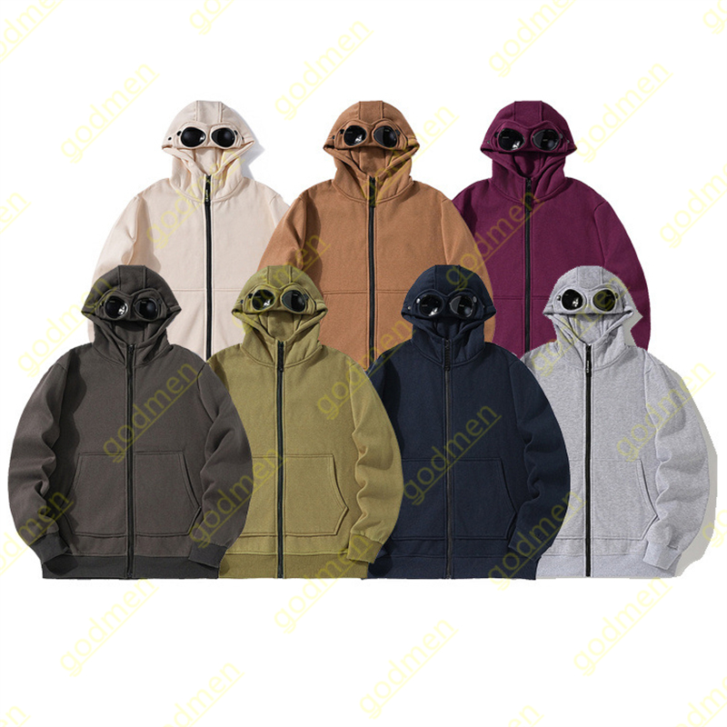 Mens Hoodie Designer Sweatshirt Windproof Jacket Coat Fashion Goggles Hoodie Zipper Coat Mens Jacket Outdoor Sports Hoodie