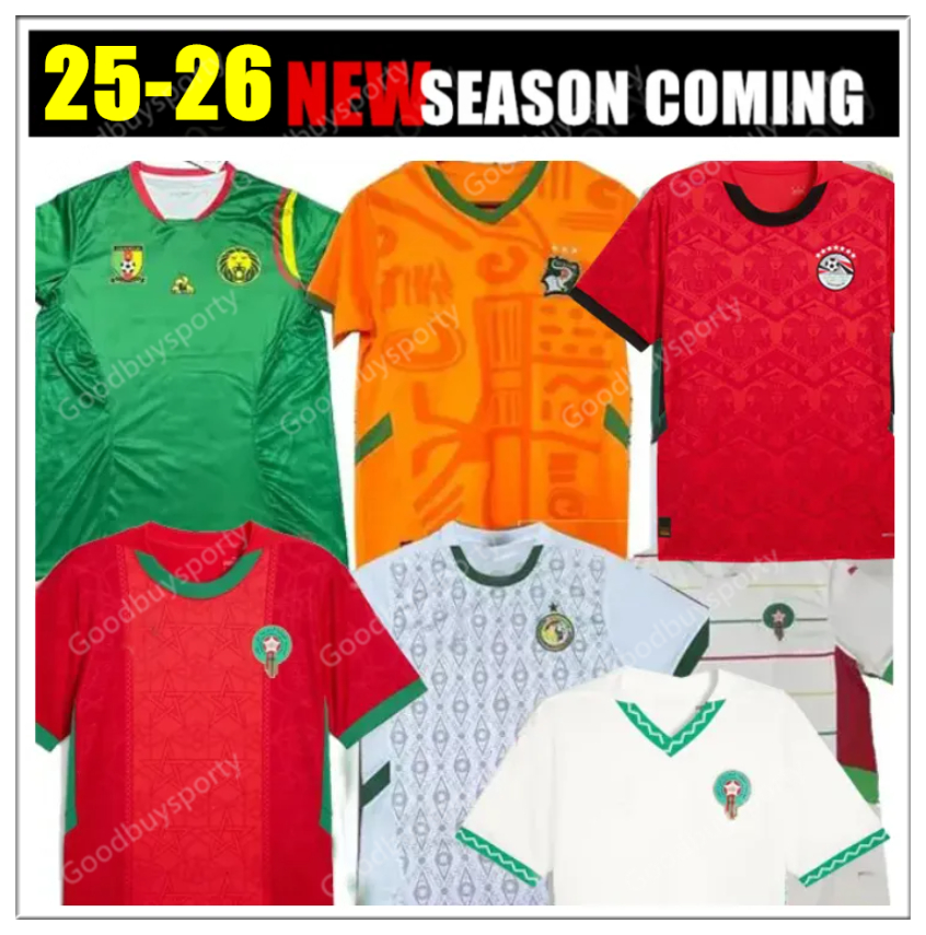 2526 Morocco Egypt soccer jerseys Cote d'Ivoire SENEGAL cameroon MALI TUNISIANIGERIA ALGERIA AMRABAT AGUERD ZIYECH ZAROURY Ghana Guinea foot-image-934187957