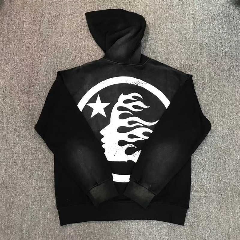 Trend Fashion helles starly Vintage Hip Hop Hoodie Street Hooded Sweatshirt Designers hoodie fashionable Long Sleeve Pullover Womens Washed 1c1