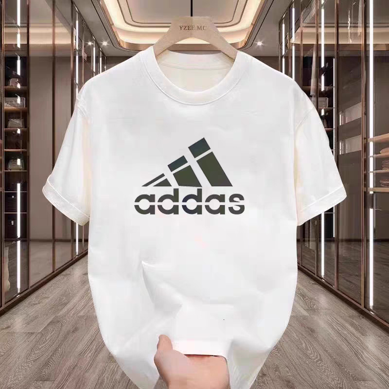 Outlet Selection Expert Recommendation Summer Short Sleeve Printed T-Shirt Round Neck
