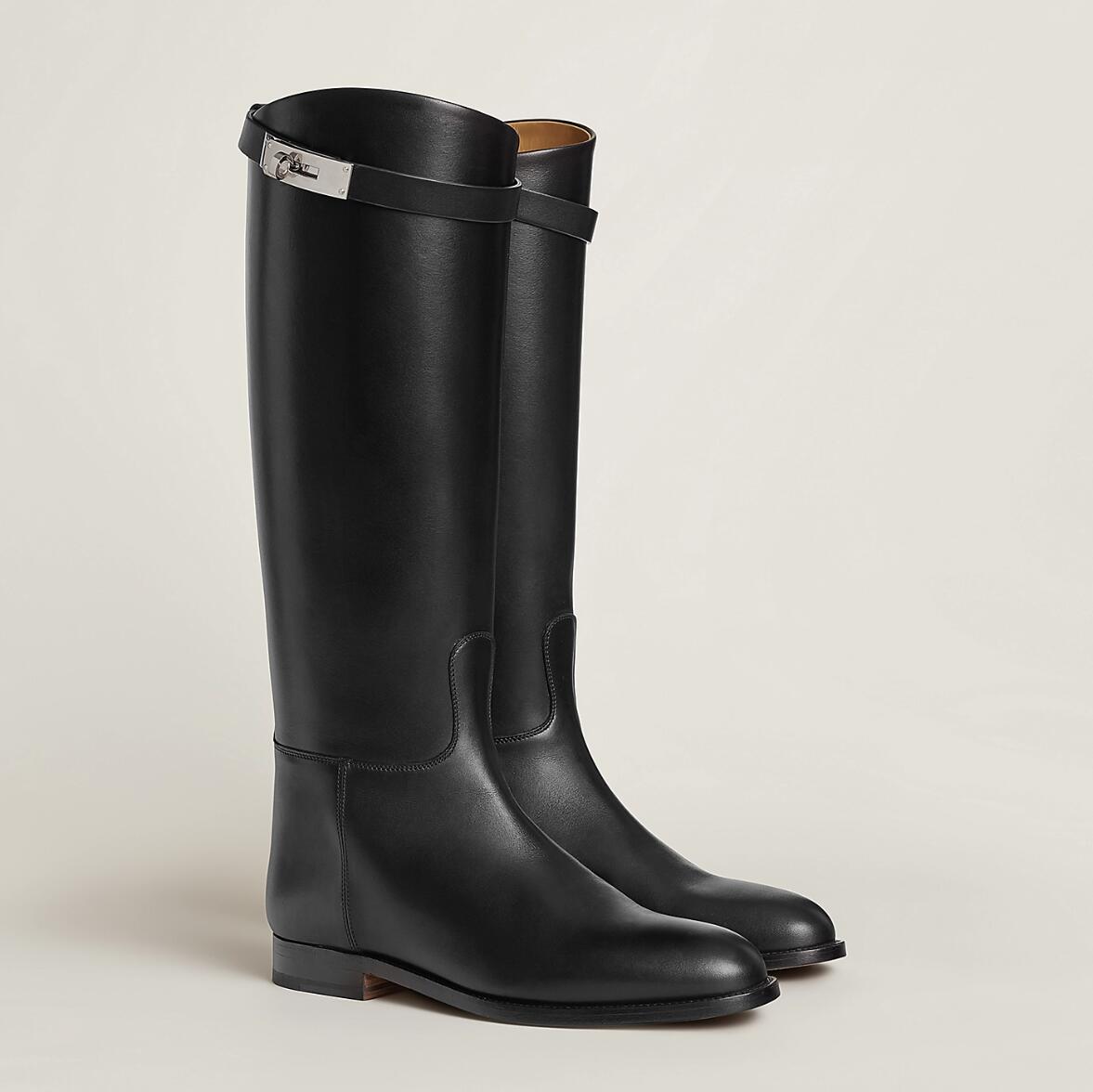 Marca de lujo de invierno Botas altas Botas de cuero de cuero Boot Lady Booty Famosa Knight Booties Fiesta Boda Eu35-43