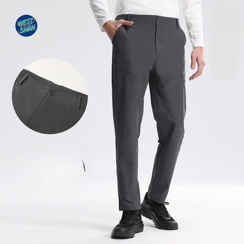 Men's Pants WESTSHAN Top Quality EU US Size Luxury Active Straight Lightweight Golf Hiking Outdoor Sports Quick-Dry
