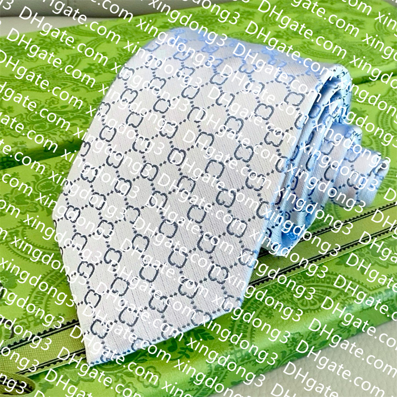 Wedding With BOX Men Necktie Design Mens Ties Fashion Neck Tie Stripes Pattern Embroidery Luxurys Designers Business Cravate Neckwear 5A