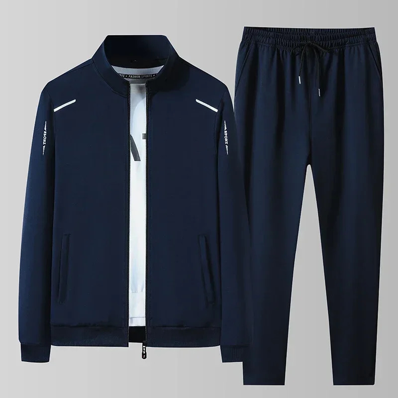 Mens Cotton Sportswear Set Tracksuits Two Pieces Sets Homme Clothes HoodiesPants Suit Male Streetswear Hoodie Jackets 250814