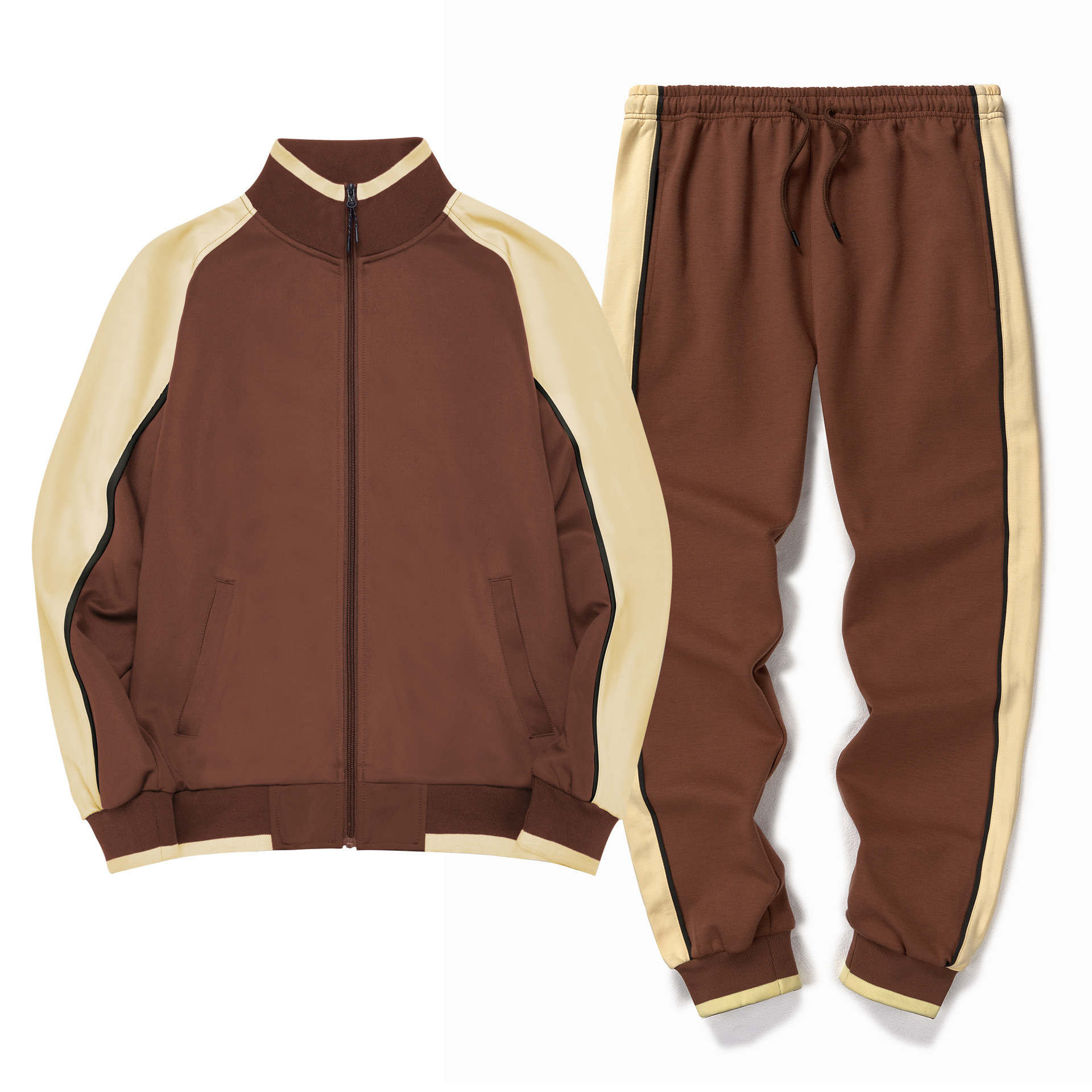 Mens new autumn long sleeve sweater large sportswear mens two-piece sports leisure suit