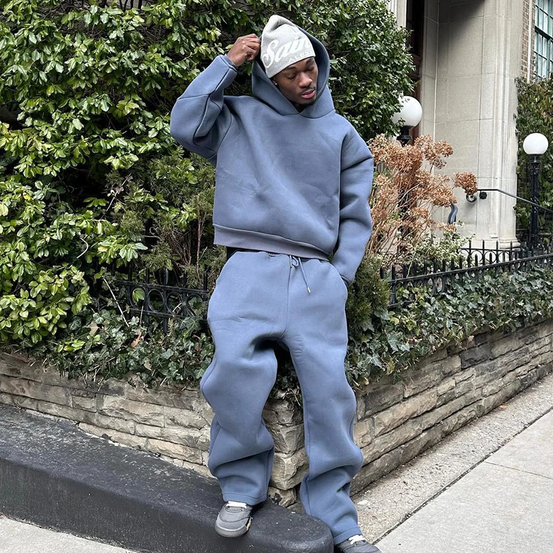 Y2k Autumn And Winter Simple Harajuku Street Solid Color Sweatpants Men Women Casual Loose WideLeg Trousers Trendy Versatile 250724