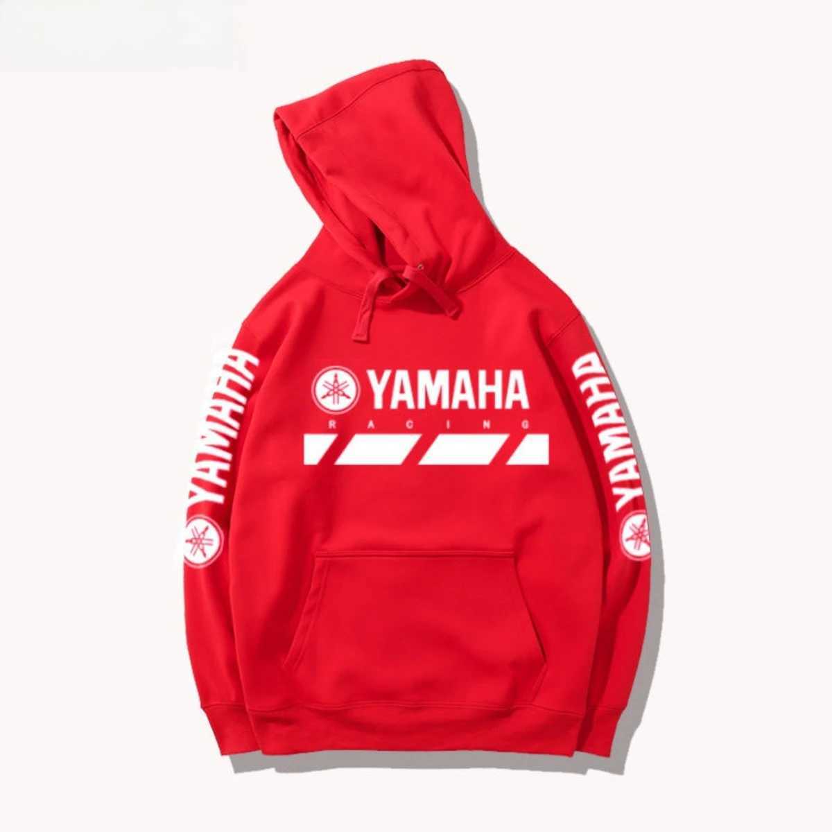 Yamaha New 2025 Yamaha Locomotive Long-slved Sweater Mens Hooded Pullover Sweater Bottoming Shirt Cycling Clothes Jacket T250730