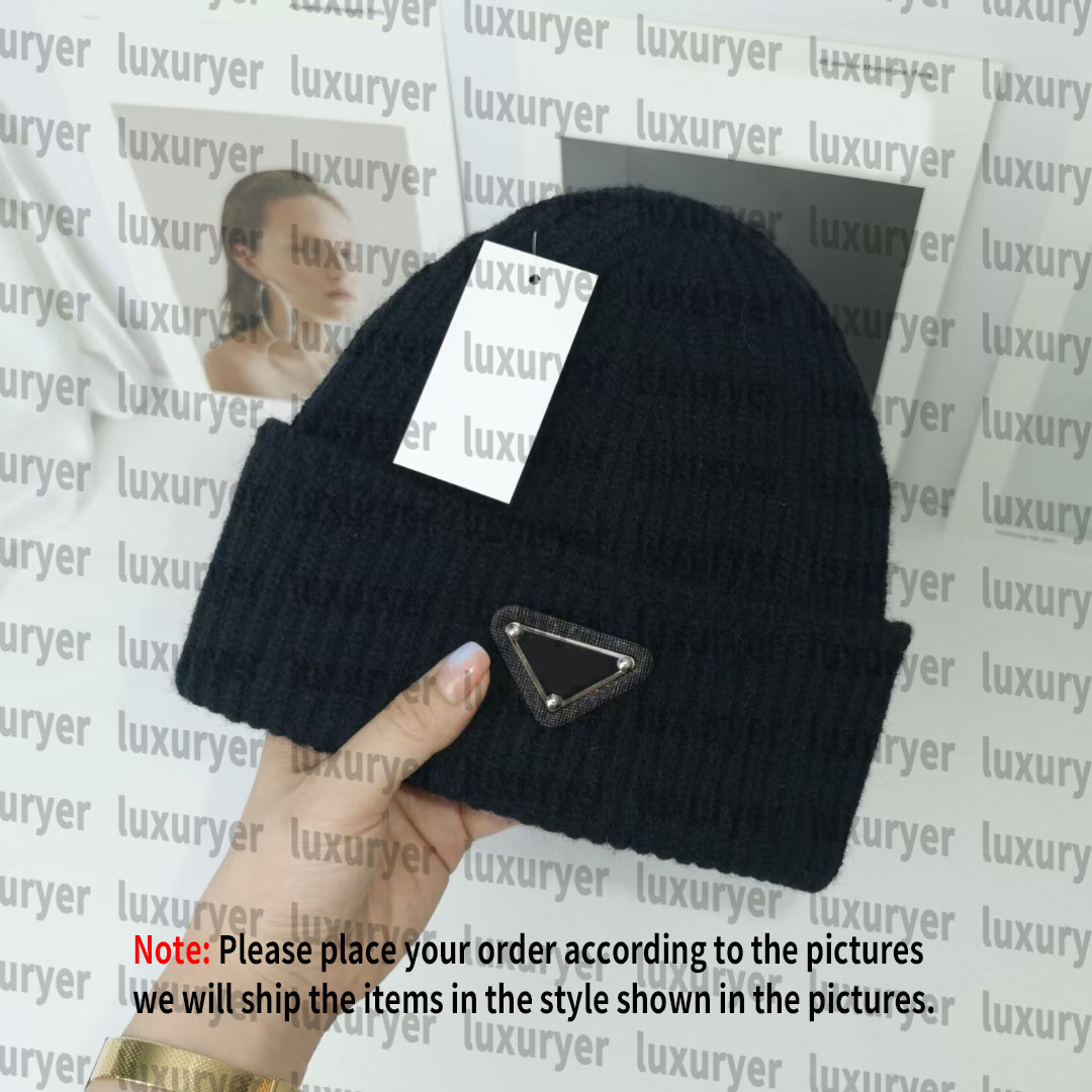 High quality Mens beanie PRA luxury designer knitted hat Top P y2k cape fashion winter golf hat For Women