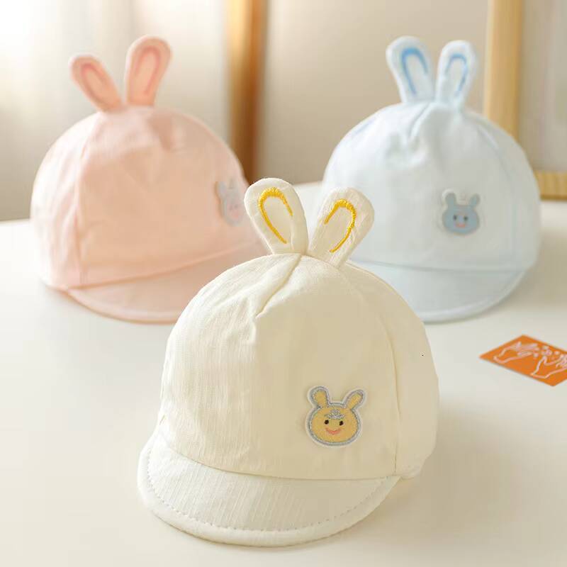 Cute Cartoon Spring Autumn Thin Newborn Sunscreen Peaked For Boy Girl Korean Casual Outdoor Baby Sun Hats ddmyshoesvip