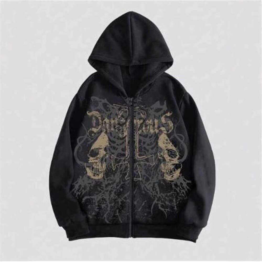 2024 New Men's Sweatshirt Printed Trendy Fashion Hoodie Youth Top