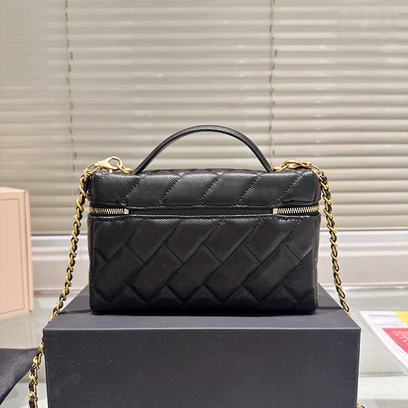 Designer Bag Women's Crossbody Bags Genuine Leather Chain Handbags Popular And Versatile Single-Shoulder Bag Cosmetic Bags Small Zipper Checked