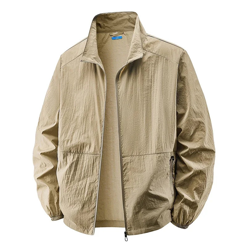 Mens Summer UPF50 Sun Protection Jacket Ultra-Light Thin Skin-Friendly Breathable UV Proof Fishing Ice Silk Sunscreen Coat 250724