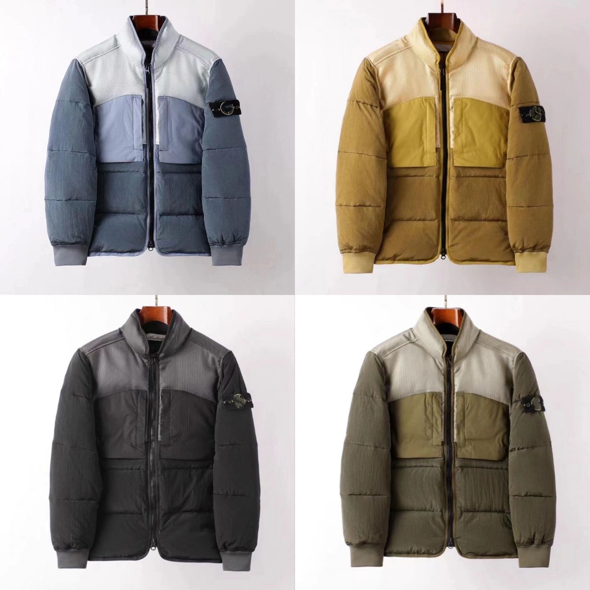 2025 Men's Jackets Designer Pocket Stone Jacket Long Sleeve Zipper Badges Men Casual Coat Windbreaker Embrodiery Mens Shirts Cpfm Jacket tops
