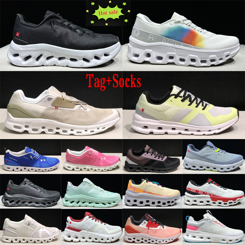 2025 New Designer Ultra-light Running hot Cushioned Sports Shoes Mens womans All Black White Pearl Glacier Pink blue,Breathable Thick Sole Mesh S