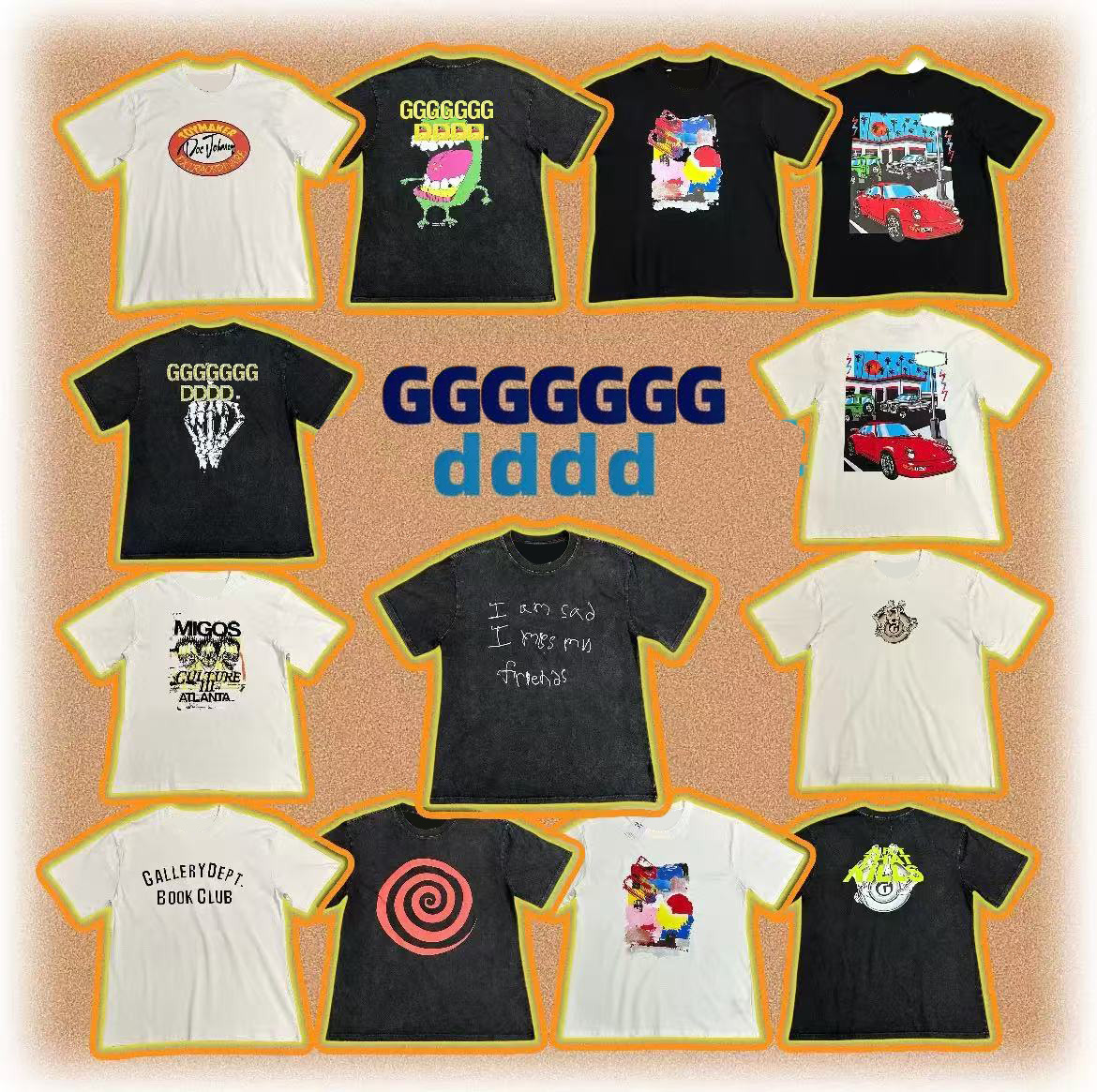 galleryydepttee summer round neck men t shirt designer t shirt fashion street shirts outdoor casual shirts graphic tee y2k shirt us s--xl safda