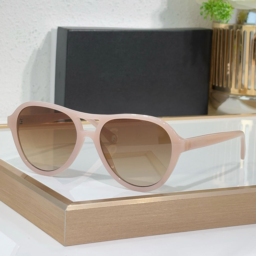 5552 PILOT SUNGLASSES Luxury womens acetate frame sunglasses fashion oval sunglasses summer coast travel and casual style with box