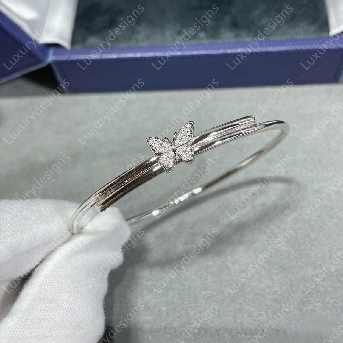 Designer Bracelets Luxury Liens Bangle Womens Mens Fashion High-end Diamonds Bracelet Top Quality Rose Gold Silver High-end Jewelry Sizes 16cm 17cm