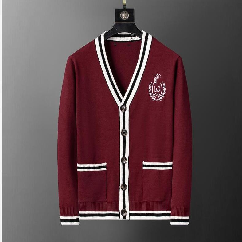 NEW Women's Sweaters Long Sleeve Wool Brand Mens Knitted Cardigan Sweater Fashion Top black knit wear
